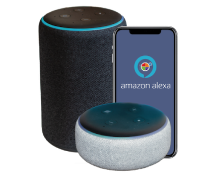 Amazon Alexa echo devices and smart phone