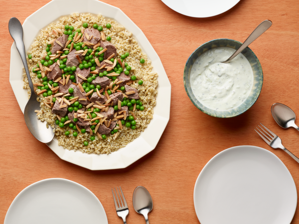 Freekeh Pilaf with Lamb