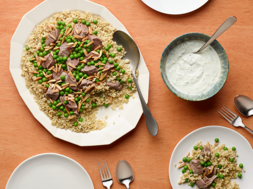 Freekeh Pilaf with Lamb