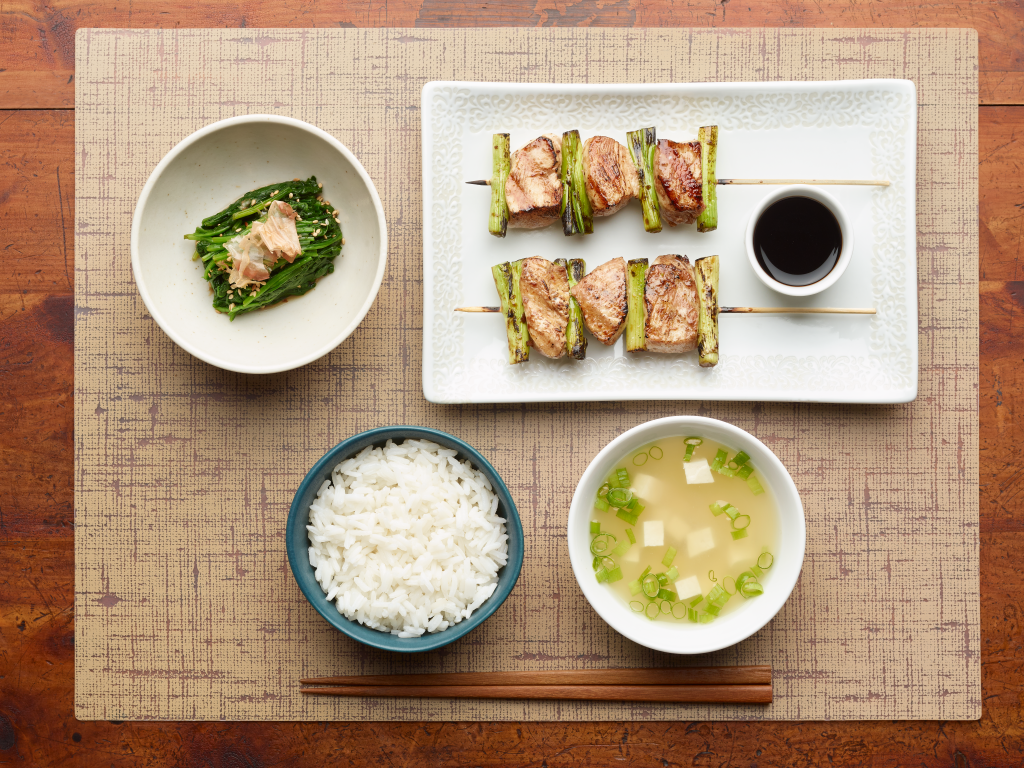 Grilled Chicken and Scallion Skewers (Yakitori Negima)