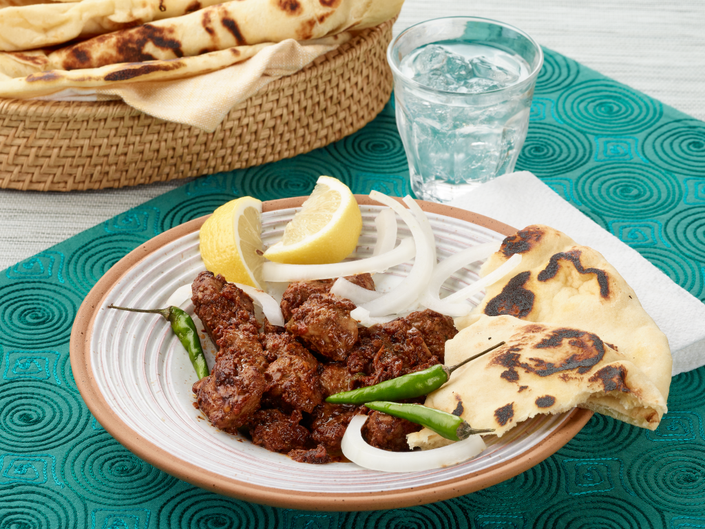 Lamb with Tomatoes, Garlic and Ginger (Shinwari Lamb Karahi)