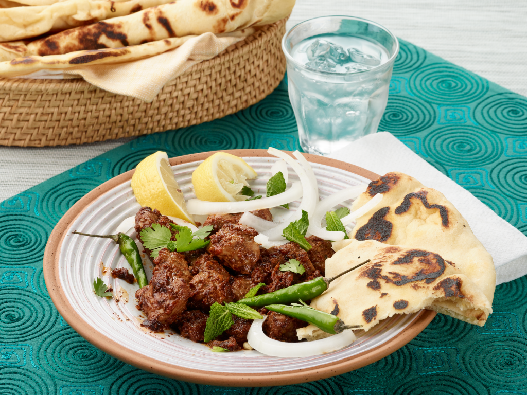 Lamb with Tomatoes, Garlic and Ginger (Shinwari Lamb Karahi)