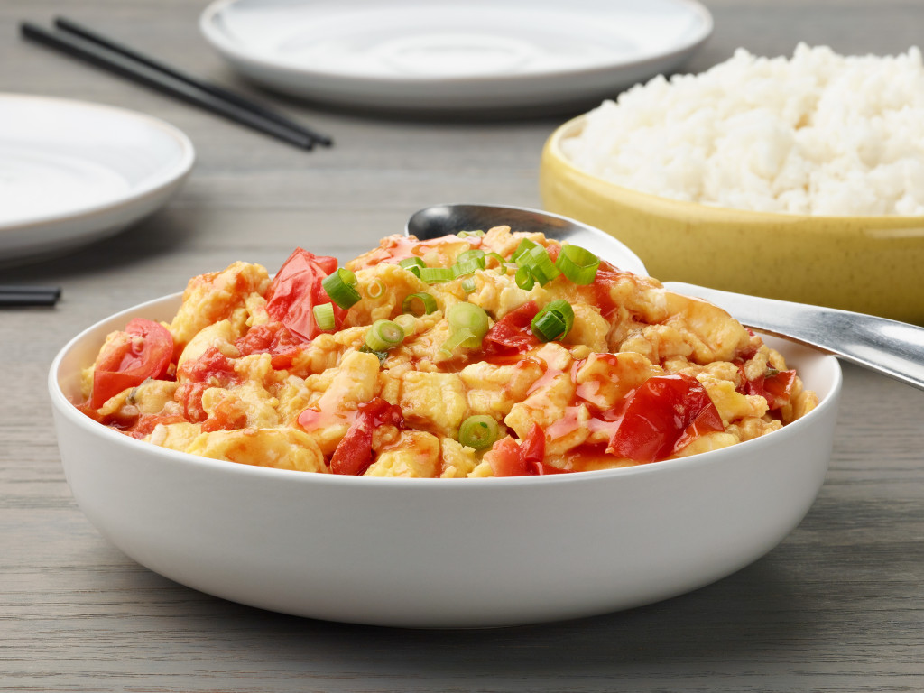 Stir-Fried Tomatoes and Scrambled Eggs