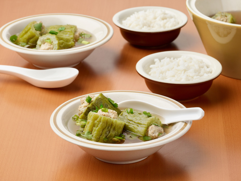 Stuffed Bitter Melon Soup (Canh Khổ Qua Nhồi Thịt)