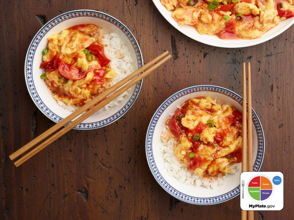 Stir-Fried Tomatoes and Scrambled Eggs