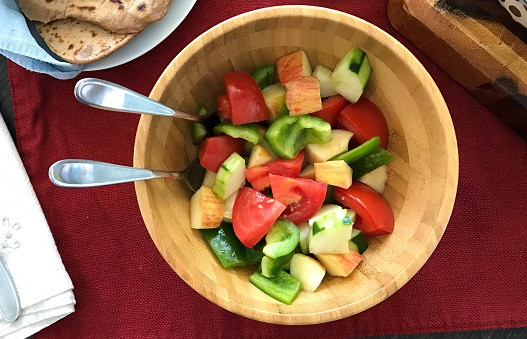 Somali Summer Salad in a large salad bowl