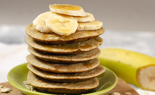 Banana Oatmeal Pancakes with Lentils