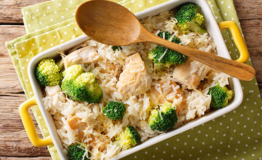 dish of Chicken and Broccoli Bake