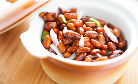 Simmered Beans in a bowl