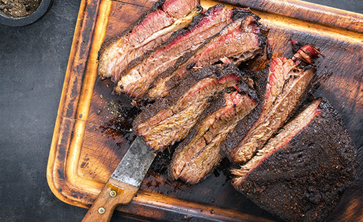 Slow-Cook Barbecue on a cutting board