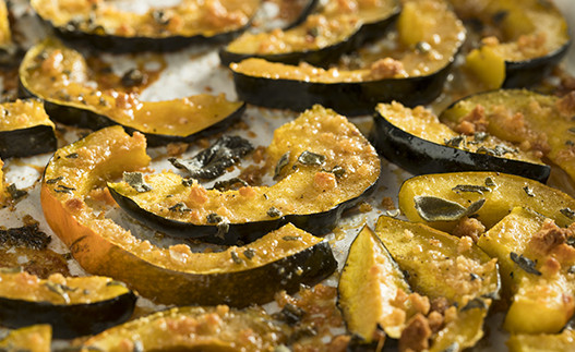 Spicy Baked Squash