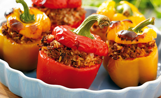 Stuffed Bell Peppers on a plate