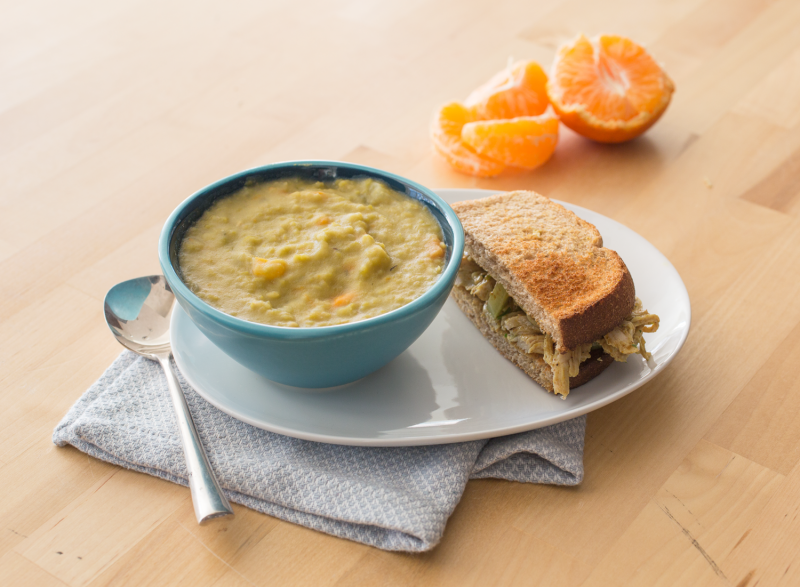 Split Pea Soup in a cup