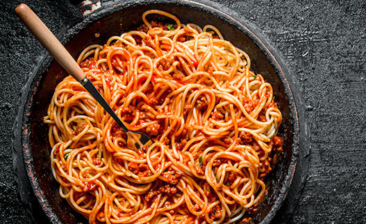 One Pan Spaghetti in a pot