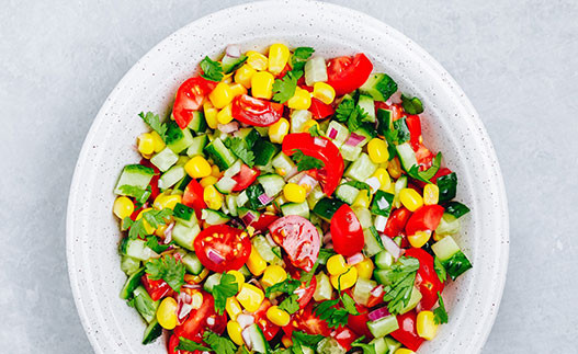 Corn and Cucumber Salad