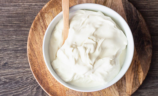 Mock Sour Cream in a bowl