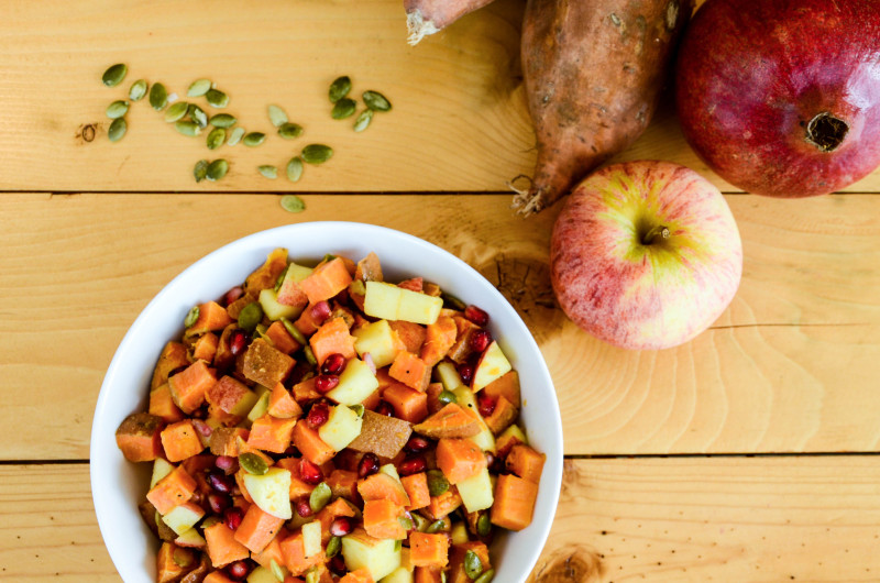 image of Sweet Potato Harvest Salad in a bowl