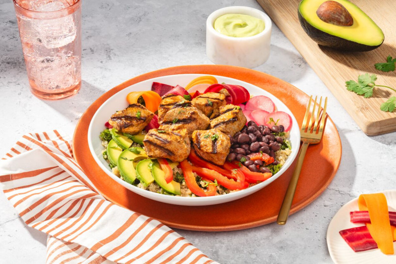 image of Pork Power Bowl recipe in a bowl