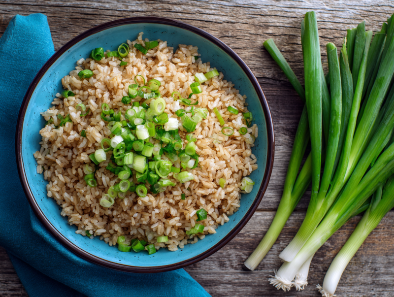 Image of Scallion Rice Recipe in a bowl