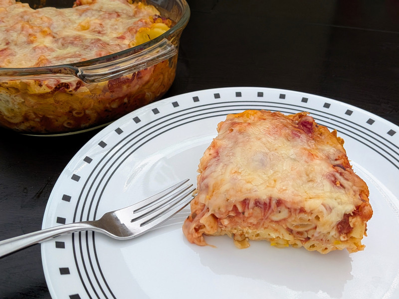 Image of Cheese-A-Roni Bake Image on a plate