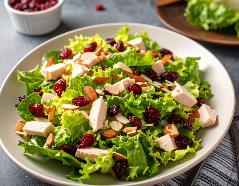 Image of Chicken and Cranberry Salad on a plate