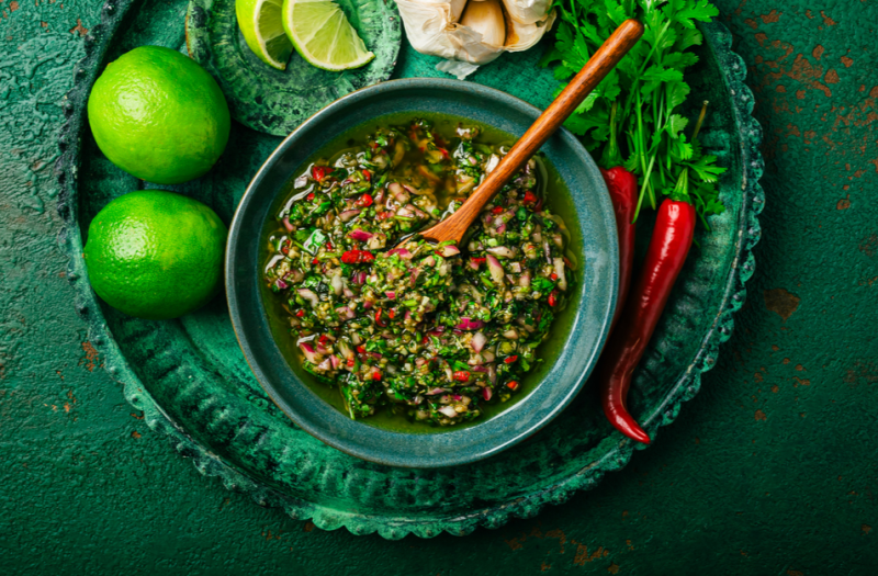 Image of Chimichurri Sauce Recipe in a bowl