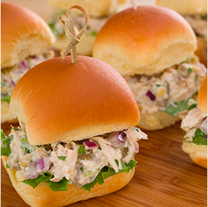 Tuna Slider with Green Chiles
