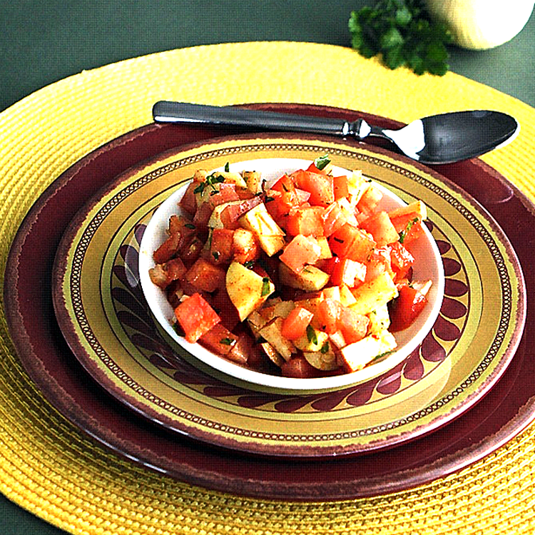 bowl of Fresh Tomato Salsa