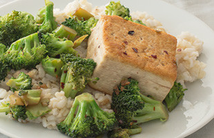Tofu with Broccoli 