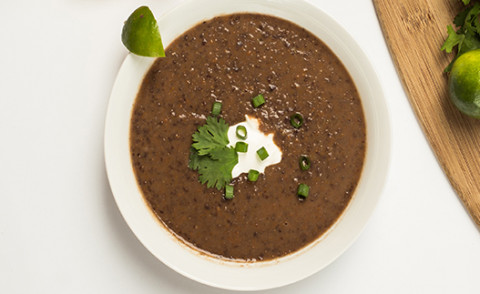 Easy and Healthy Black Bean Soup