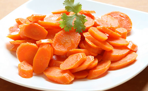 Glazed Carrots on a plate