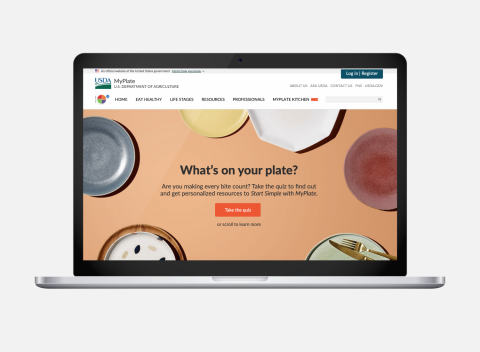 homepage-myplate-quiz-on-laptop-screen