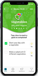 StartSimple with Myplate App See Progress screenshot