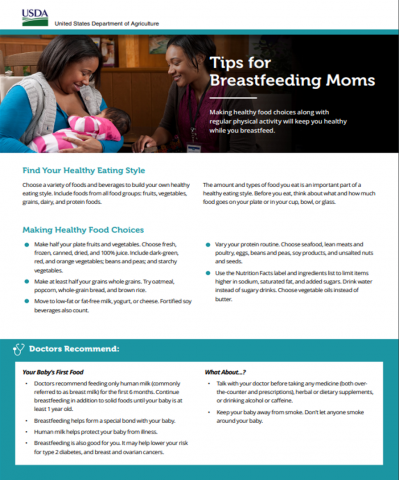 Tips for Breastfeeding Moms