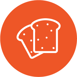icon bread- slices