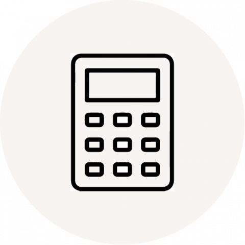 icon of a calculator