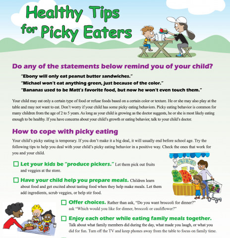 healthy tips picky eaters cover