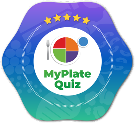 MyPlate Quiz badge image