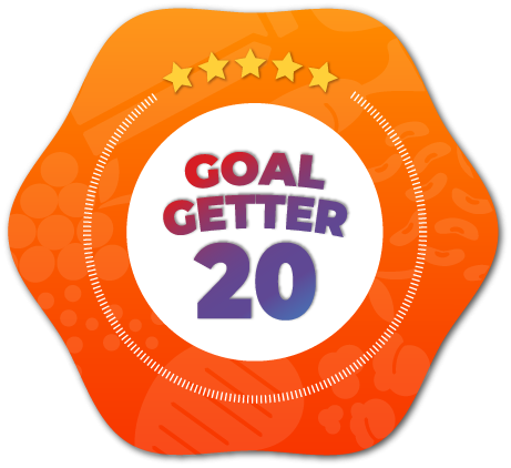 Goal Getter 20 Badge