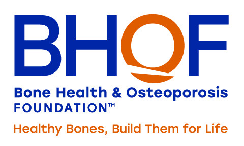 logo for the Bone Health and Osteoporosis Foundation