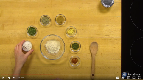 screen capture from Everyday Salt Free Seasoning Blend video