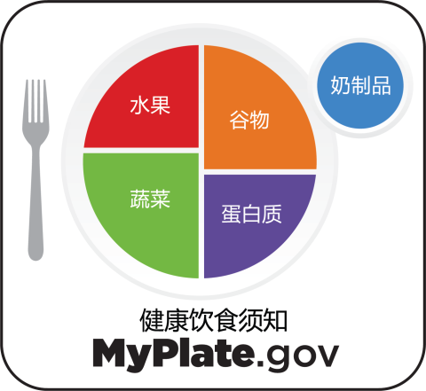 MyPlate icon in Chinese Simplified