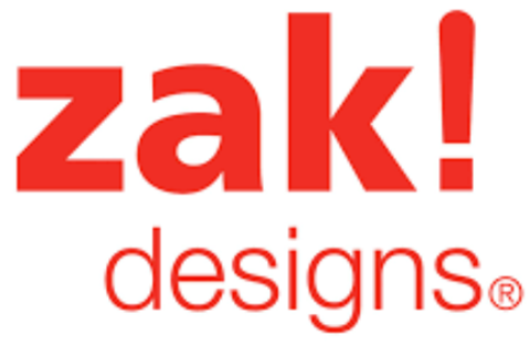 text logo for the Zak Designs Company