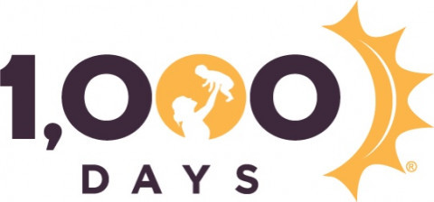text logo for 1000 days