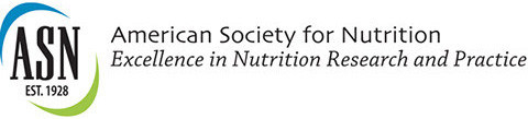 text logo for the American Society for Nutrition