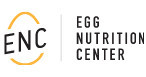 text logo for the Egg Nutrition Center which also contains a line drawing of an egg