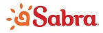 text logo for the Sabra Dipping Company which also contains a line drawing of a heart