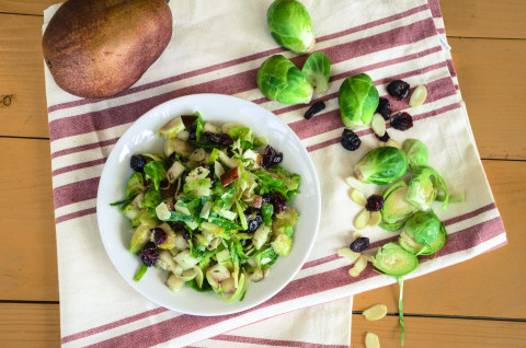 The Perfect "Pear" and Brussels Sprout Salad