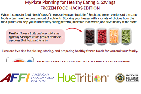 MyPlate Planning for Healthy Eating and Savings: Frozen Food Hacks Edition