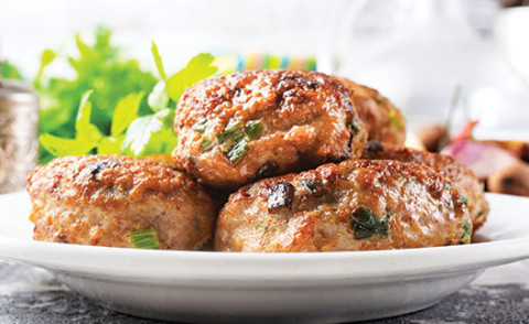 image of turkey patties on a plate